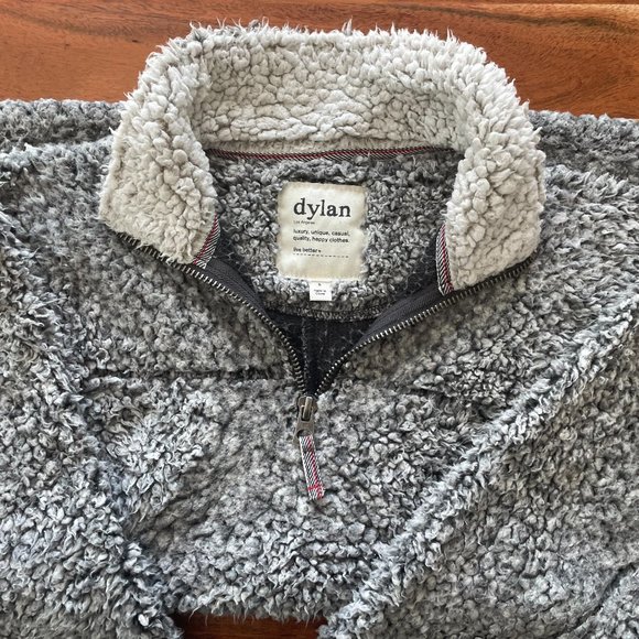 Dylan Los Angeles Sherpa Pullover Size S - Picture 1 of 4